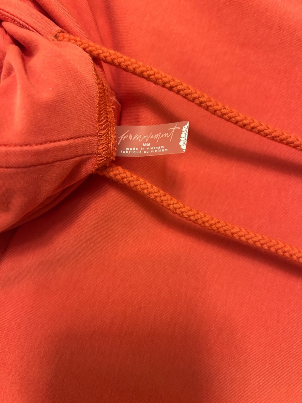 Free Movement Red Women's Hooded Long-Sleeve Top - Picture 3 of 5